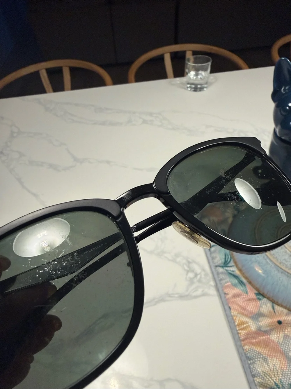Ray-Ban Black Polarized Men's Sunglasses - Classic Wayfarer Style